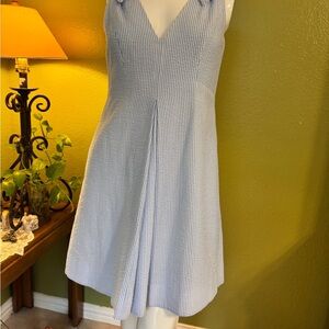 1901 Light Blue and White dress